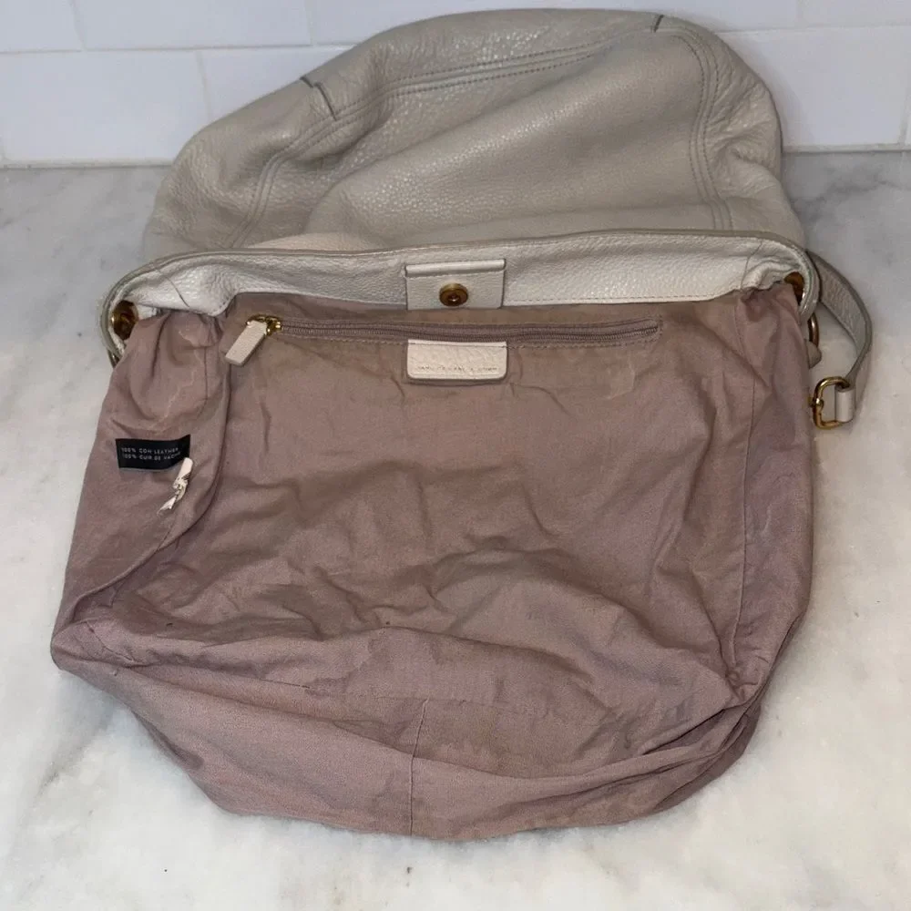 Marc by Marc Jacobs Bag Purse Handbag Leather New Q Hillier Convertible Hobo Bag